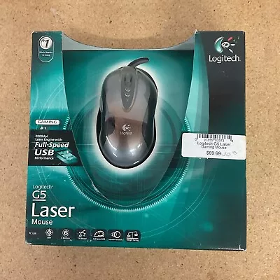 Logitech G5 Laser Gaming Mouse 2000dpi Laser Engine Weight Tuning Brand New Seal • $249.99
