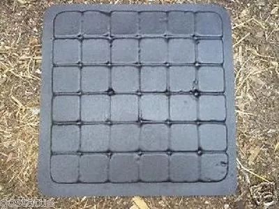 Square Tile Stepping Stone Mold Plaster Concrete Plastic Mould 12  X 12  X 1.5  • $42.95