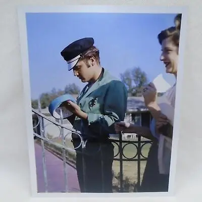 ELVIS PRESLEY MILITARY ARMY HI RES CHROME METALLIC 8x10 PHOTO FREE SHIPPING D65 • $24.99