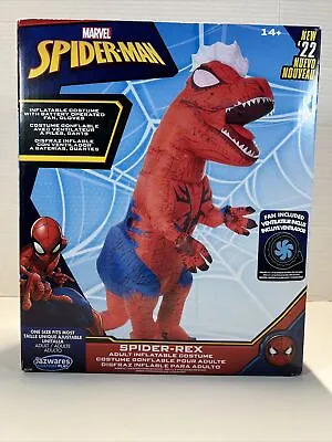 Jazwares Marvel Spiderman Spider-Rex 7ft Adult Inflatable Costume - JWC1583 • $43