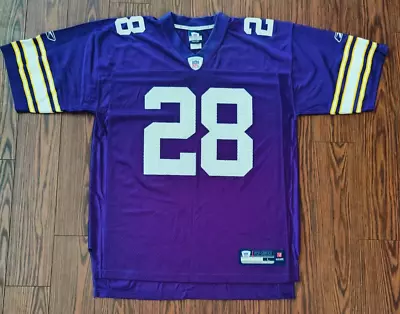 Minnesota VIkings NFL - Reebok Vintage On Field Adrian Peterson Jersey - Mens L • $49.99