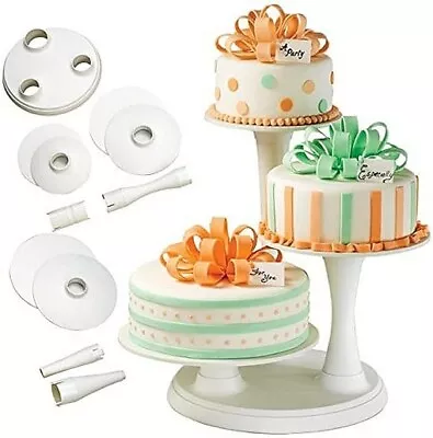 Wilton Pillar Style 3-Tier Cupcake Dessert And Cake Stand • $29.99