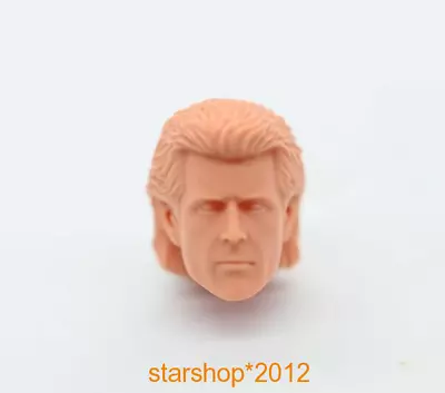 1:12 Mel Gibson Head Sculpt Carved For 6inch Male Action Figure Body Soldier Toy • $20.77