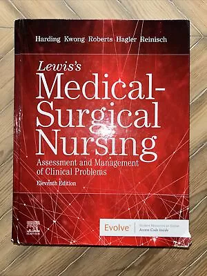 Lewis's Medical-Surgical Nursing - Eleventh Edition With Elsevier Evolve Code  • $39.99