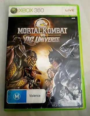 Mortal Kombat Vs DC Universe Xbox 360 Live Video Game (2008) Free Postage • $16.99