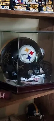 Steel Curtain Greene Greenwood ++ Steelers Signed Full Size Authentic Helmet Jsa • $850