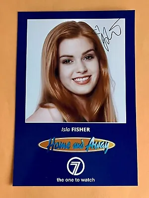 ISLA FISHER *Shannon Reed* Signed HOME And AWAY Cast Fan Card NEW • £9.99