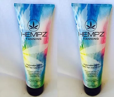 $43.77 • Buy 2-Pack Hempz Hypoallergenic Dark Tan Maximizer Indoor Tanning Lotion