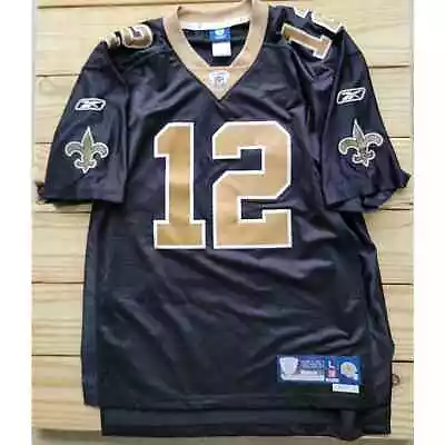 *RARE VTG* Saints Marques Colston #12 Reebok NFL On Field Stitched Jersey Size L • $85