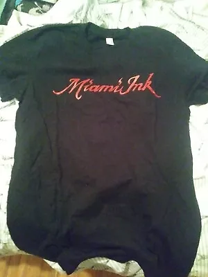 NEW Miami Ink TV Show Women XL Shirt American Apparel Brand Baby Doll Type • £32.77