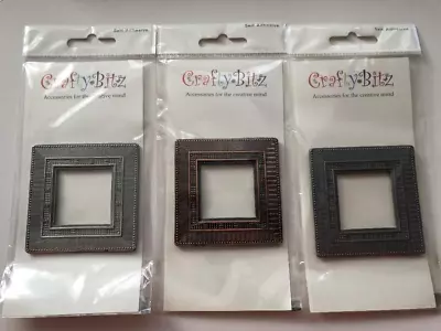 Crafty Bitz Scrapbook Embelishments Metal Frames 3 Colours To Choose From • £0.99