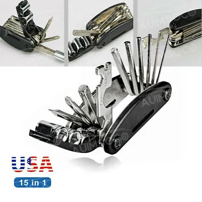 $27.29 • Buy Motorcycle Repair Tool Sets Hex Wrench Screwdrivers Allen Key Nuts Accessories