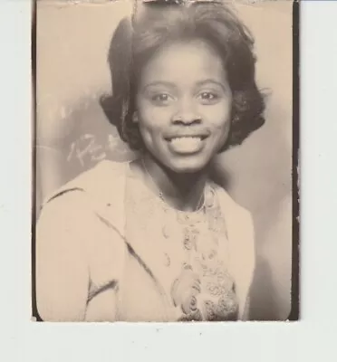 Vintage Photo Booth -  Pretty Young African-american Woman • $19.95