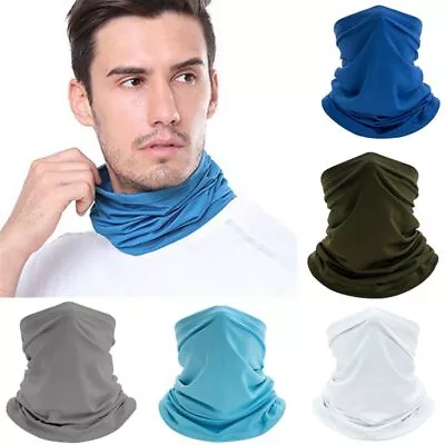 Riding Scarf Cooling Neck Gaiter Bandana Magic Tube Scarf Thin Face Mask • $4.83