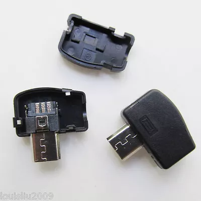 5pcs Angle USB Male Plug Connector Micro 5pin With Cover • $2.63