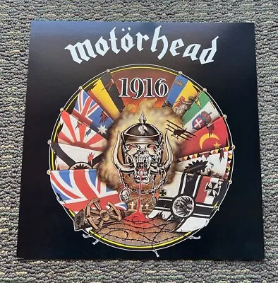 Motorhead - 1916 RARE Promo 12 X 12 Double Sided Poster Flat '91 • $30