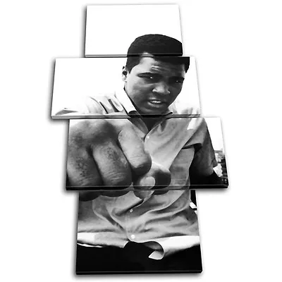 Boxing Muhammad Ali Sports MULTI CANVAS WALL ART Picture Print VA • £39.99