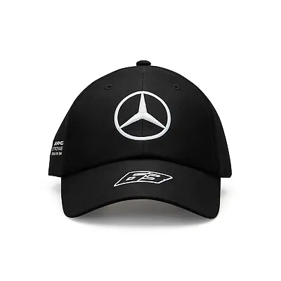 Mercedes AMG Petronas George Russel Driver Baseball Cap 2023 Black Free UK Ship • £24.95