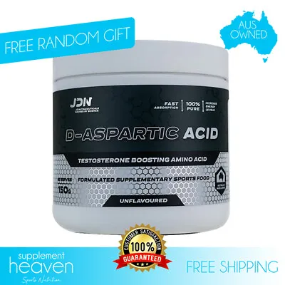 $39.95 • Buy JD Nutraceuticals D-Aspartic Acid DAA Testosterone Booster Libido 50 Serves 150g