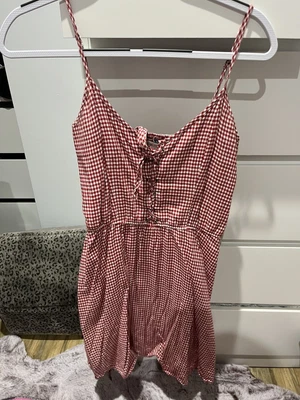 $12 • Buy American Rag Gingham Skater Dress Size M