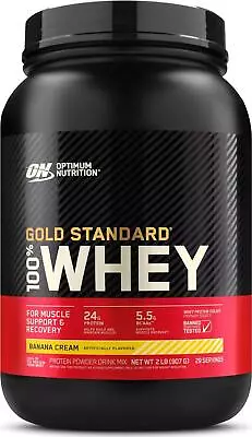 Optimum Nutrition Gold Standard 100% Whey Protein Powder Banana Cream 2 Pound • $131.78