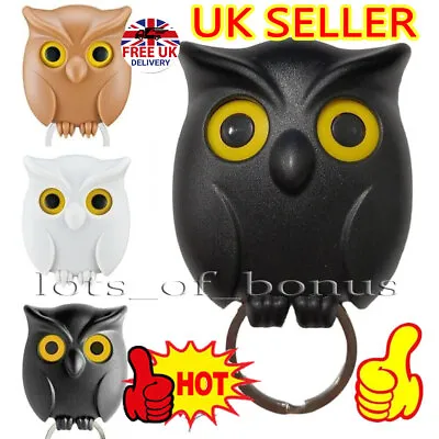 3X Night Owl Magnetic Wall Key Holder Hook Hanging Key It Will Open Eye 3 ColoLM • £1.19