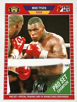 Mike Tyson - 2021 Pro Set Leaf Boxing Champion #ps14 - Nrmt/mint • $12.95