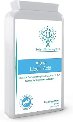 Alpha Lipoic Acid 300mg 120 Capsules – Dual ALA (Both R-ALA And S-ALA) - UK M • £9.63