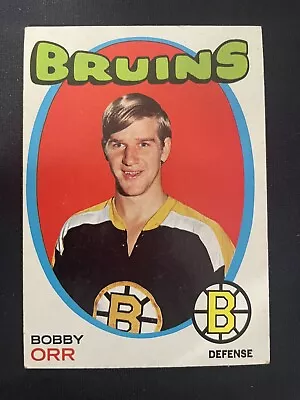 1971-72 Topps Hockey #100 Bobby Orr Please Read MK • $34.99