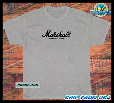 New Item Marshall Amplification Amplifier Logo Unisex  Men's Tshirt Size S-5XL • $23.87