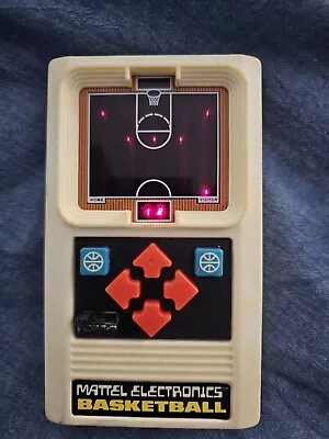 VINTAGE 1978 Mattel Electronics Basketball Handheld  Tested/Working • $59.99