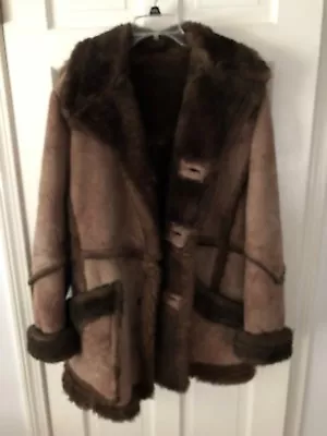 SHEARLING SHEEPSKIN LAMB FUR COAT JACKET  Young Men's / Boy's • $200