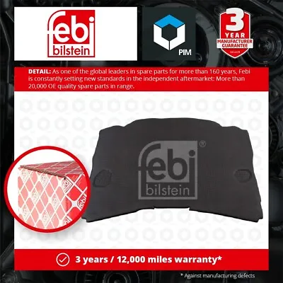 Bonnet Sound Proofing Fits MERCEDES 190 W201 2.0 82 To 93 A2016820326 Febi New • $60.90