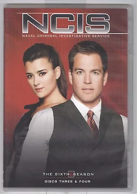 NCIS Season 6 Discs 3 & 4 Original DVD Artwork & Slimline Case (2008) NO DISCS • $1.79