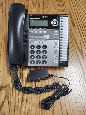 AT&T 1070 4-Line Phone Small Business System W/ Adapter **TESTED** Works • $149