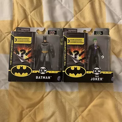 DC The Caped Crusader Batman And The Joker Action Figures. Spin Master • $6.50