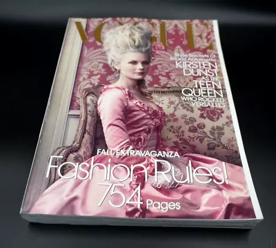 Vogue Magazine September 2006 Kirsten Dunst As Marie Antoinette Rare HTF  • $110