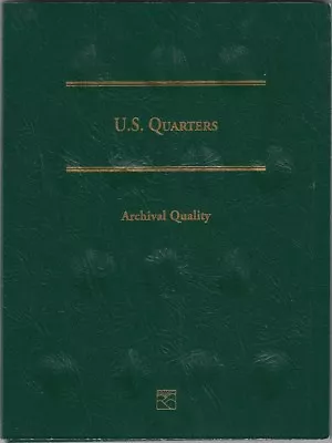 Littleton Coin Folder LCFQ For Collection Of US Quarters Blank New Free Shipping • $9.39