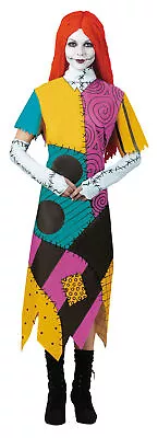 $57.99 • Buy Sally Classic Nightmare Before Christmas Costume Adult Womens Dress Disguise