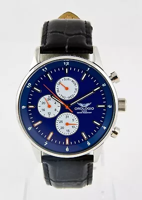 2020 Orologio Navigare Men's Day Date Multi Function Watch Nav3559-Blue • $249