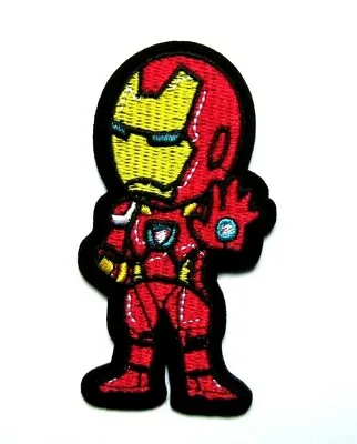 Superhero Marvel Iron Man Iron On/ Sew On Embroidered Patch 9.3 Cm X 5 Cm(H X W) • £4.95