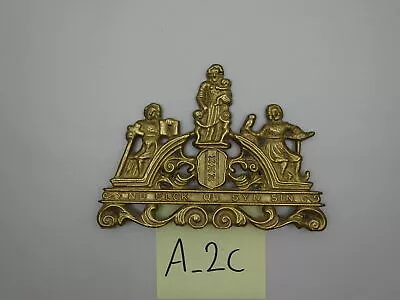 Various Zaanse Zaandam Clock Brass Front Top Ornament Faith & Hope & Charity • $38