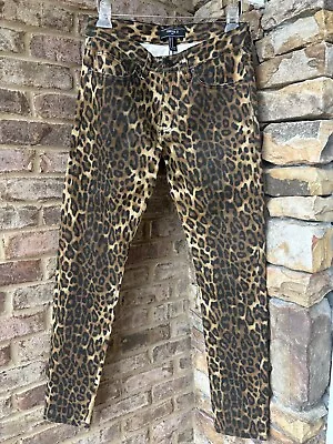 Forever 21 Men’s Leopard Print Skinny Jeans 30/28 • $29.99