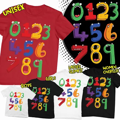 Numbers Day T Shirt Maths Day 2023 Symbols Tshirt Teacher School Tee Top #ND • £9.99