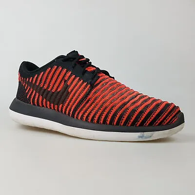 Men's NIKE 'Roshe Two Flyknit' Sz 7 US Runners Shoes Crimson | 3+ Extra 10% Off • $45.49