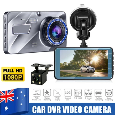 $29.95 • Buy 1080P Auto Dash Camera Dual Cam Video DVR Recorder Front And Rear Night Vision