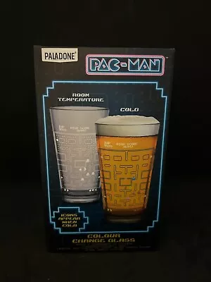 Pac-Man Colour Color Change Pint Glass Drinking Paladone Bandai Namco New In Box • $12.42