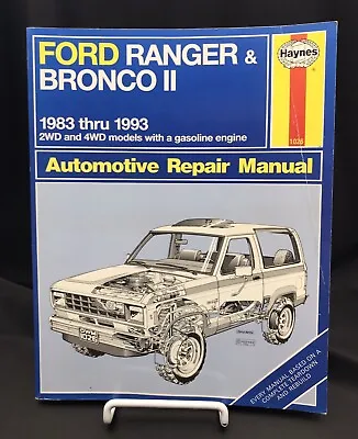 Haynes Ford Ranger & Bronco II 1983-1992 Auto Repair Manual No. 36070 • $16