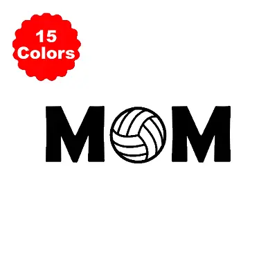 Volleyball Decal Volleyball MOM Decal For Car Yeti Tumbler Water Bottle • $4.99
