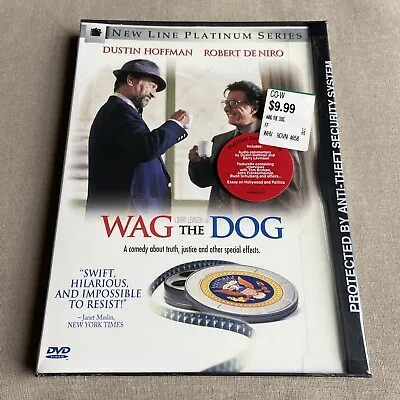 Wag The Dog (DVD 1997) Comedy Dustin Hoffman Robert De Niro Anne Heche NEW + • $9.99